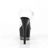 Pleaser - ADORE7083 Sandale à bride à la cheville, Pole dance chaussures - Chaussures de pole dance - Noir/Noir Product image